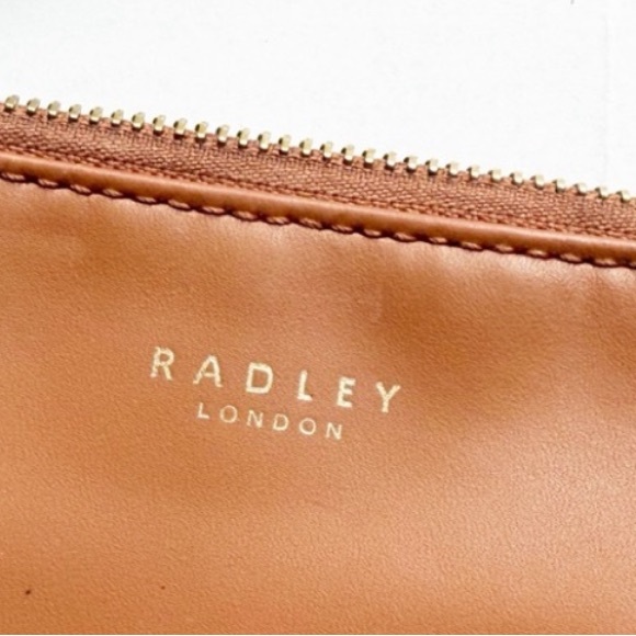 RADLEY LONDON Crossbody Bag Purse Leather cognac brown - Picture 2 of 5